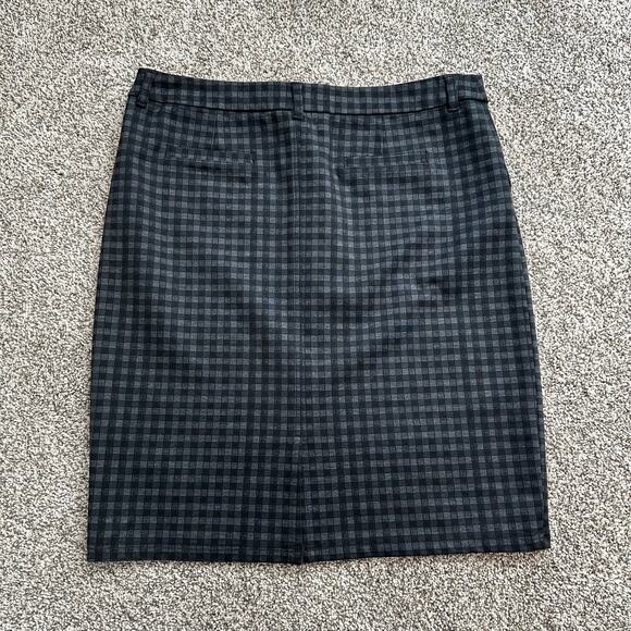 KUT from the Kloth black & gray plaid pencil skirt size 10 - Picture 3 of 8